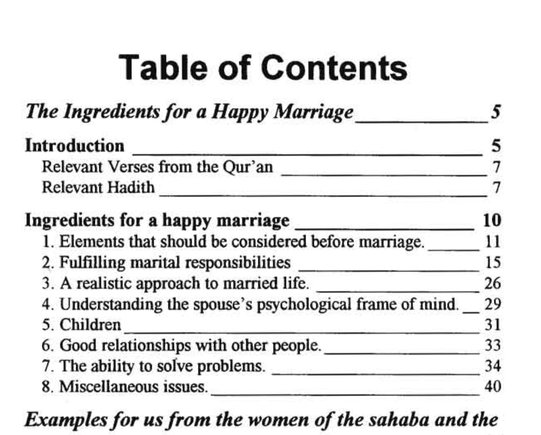 Ingredients For A Happy Marriage cover